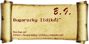 Bugarszky Ildikó névjegykártya